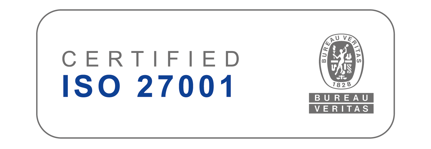 Certified ISO 27001