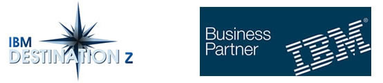Logos IBM Business Partner und Destination z