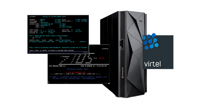 Virtel auf dem Mainframe installiert